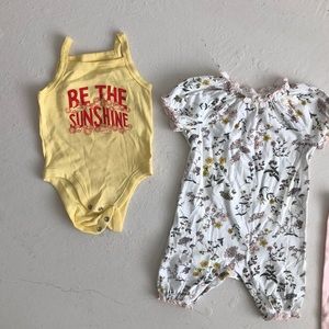 Assorted baby girl clothes